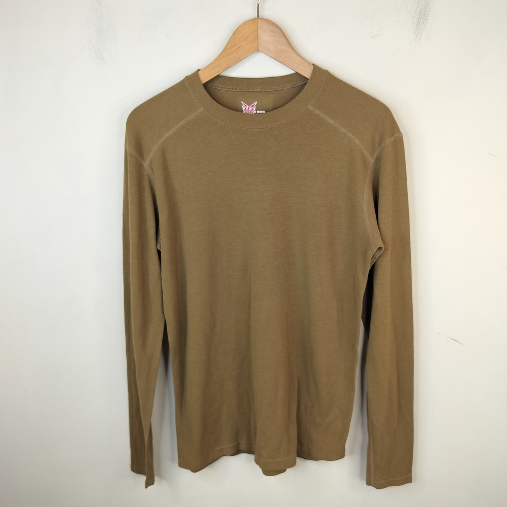 Drifire Long Sleeve Shirt Mens Medium Flame Resistant Base Layer Brown